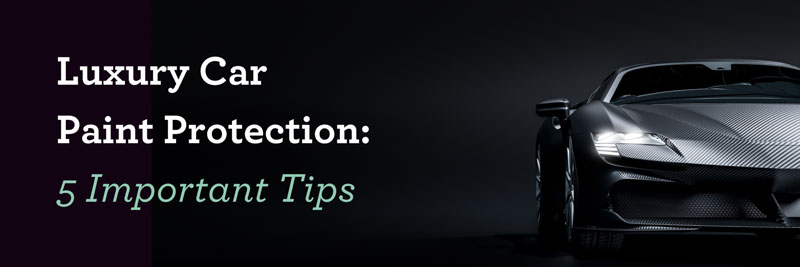 Luxury Car Paint Protection: 5 Important Tips