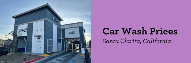 Car Wash Prices | Santa Clarita, California