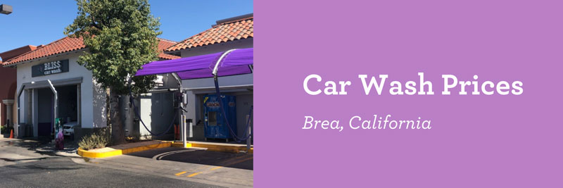 Car Wash Prices | Brea, California