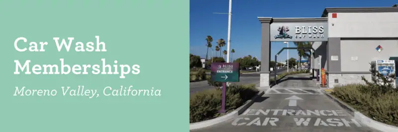 Car Wash Memberships | Moreno Valley, California